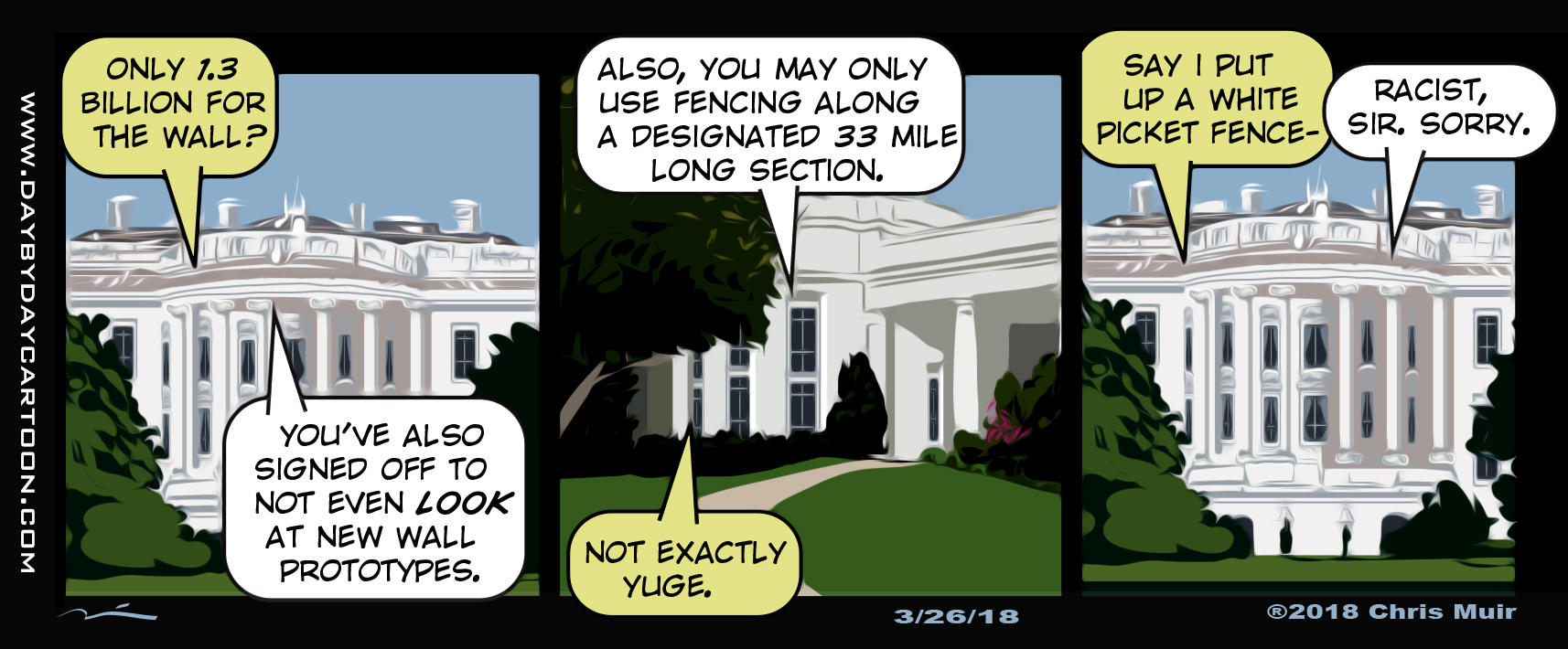 Art of the Deal?
www.daybydaycartoon.com Art of the Deal?
www.daybydaycartoon.com