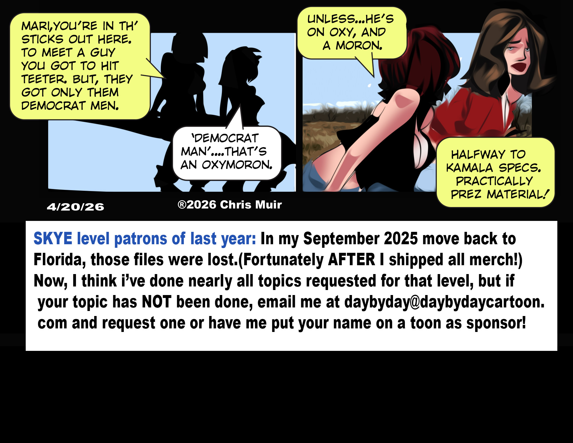 Presidential Material.